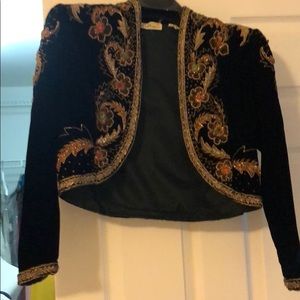 Vintage velvet jacket one of a kind